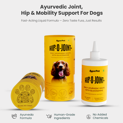 Hip-O-Joint | Joint and Mobility support | Glucosamine + All Natural Ayurvedic Superherbs
