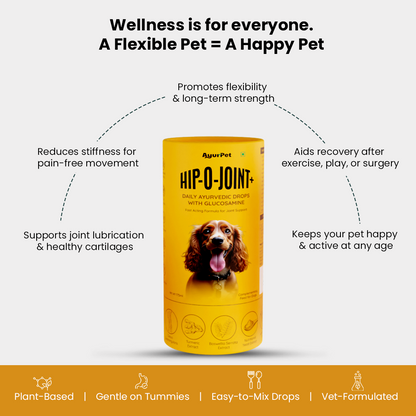 Hip-O-Joint | Joint and Mobility support | Glucosamine + All Natural Ayurvedic Superherbs