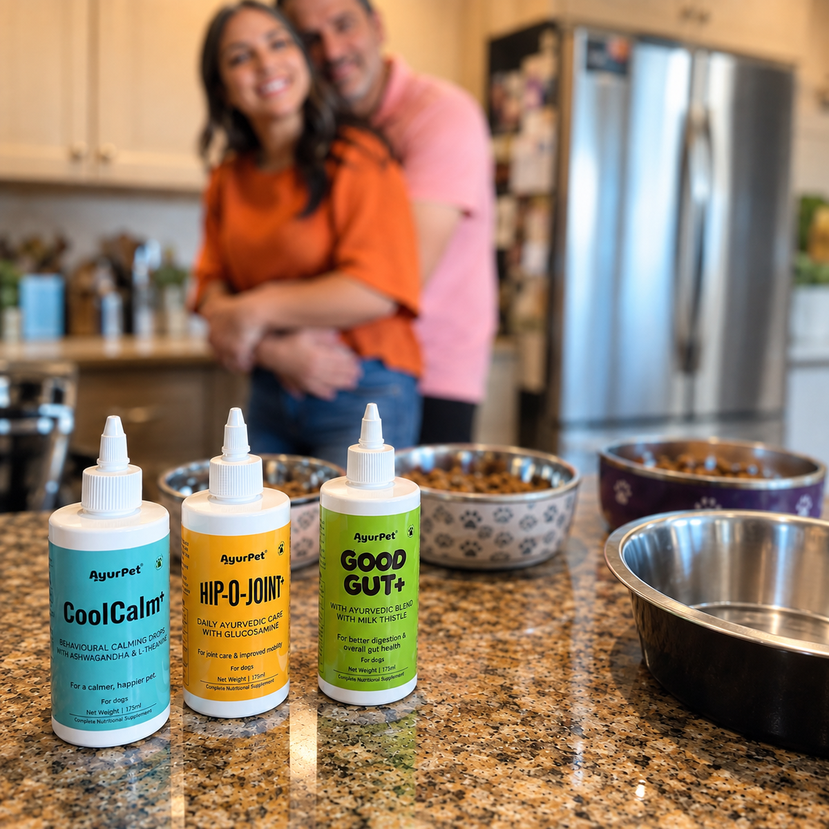 Gut Health, Calming and Joint Support | Longevity Protocol, 100 % Natural |  Science + Advanced Ayurveda | 175ml Each|